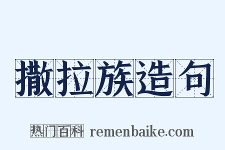 撒拉族造句是什么意思的图片